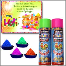 "Holi Snow with Gulal Colors - Click here to View more details about this Product